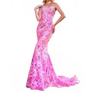 NEW PORTIA&SCARLETT strapless mermaid dress